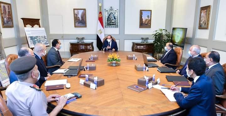 الرئيس السيسى يتابع تطوير محاور ربط مناطق شرق وغرب القاهرة
