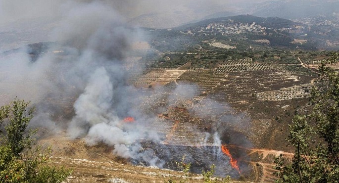 حزب الله يعلن مسئوليته عن إطلاق صواريخ من لبنان باتجاه إسرائيل صباح اليوم