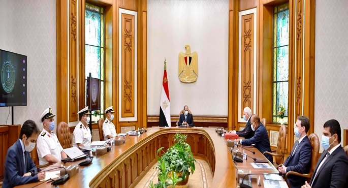 الرئيس السيسي يستقبل مالك ورئيس مجلس إدارة شركة لورسن الألمانية العالمية للصناعات البحرية
