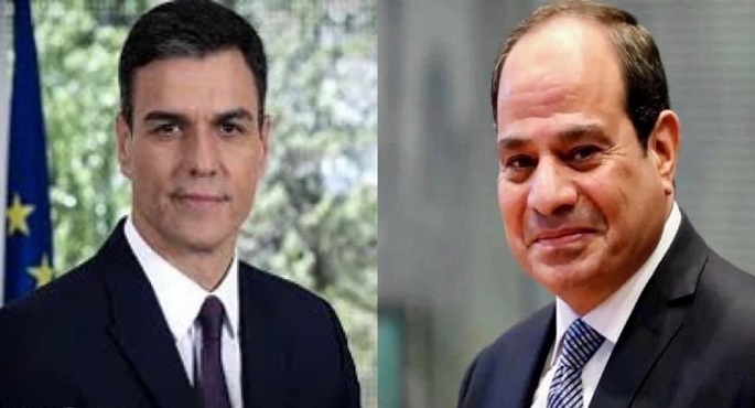 السيسي يؤكد اهتمام مصر بتطوير العلاقات مع إسبانيا وتحقيق نقلة نوعية في التعاون المتبادل