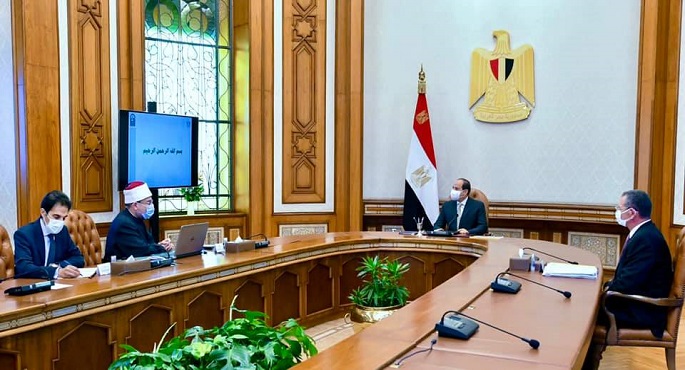 بالصور.. الرئيس السيسي يوجه بتكوين جيل متميز من الأئمة والدعاة المستنيرين لصياغة رأي عام ديني منضبط