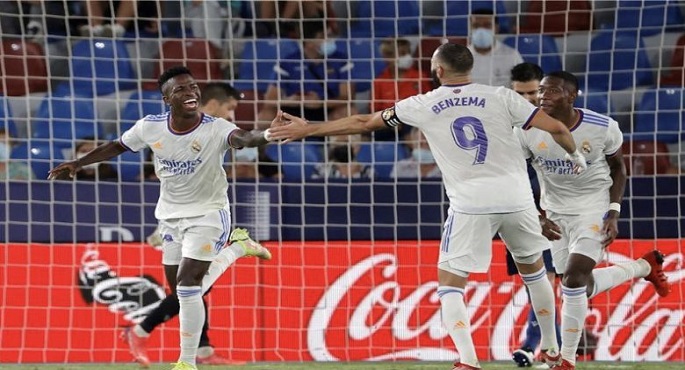 تعادل ريال مدريد مع ليفانتي 3-3 في الليجا الإسبانية