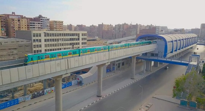 بالصور ..وزارة النقل: إيقاف العمل بـ4 محطات من مترو الخط الثالث لمدة 4 أيام لتشييد محور مسطرد