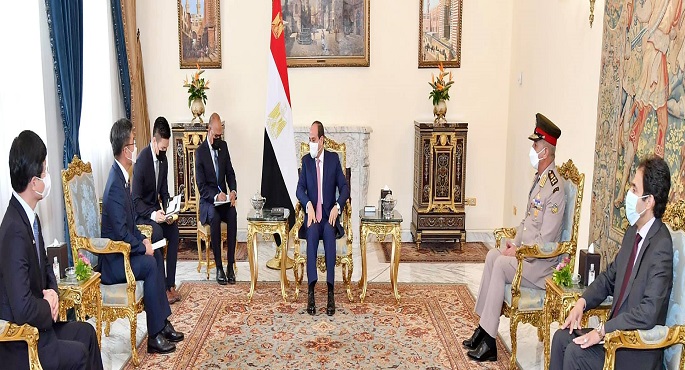 بالصور.. الرئيس السيسي يبحث مع وزير دفاع كوريا الجنوبية سبل تعزيز التعاون العسكري والأمني بين البلدين