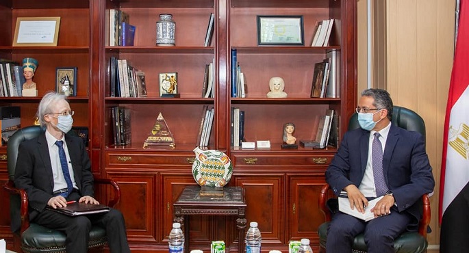بالصور.. العناني يستقبل سفير دولة اليابان بالقاهرة لمناقشة سبل التعاون بين البلدين على المستوى السياحي والأثري