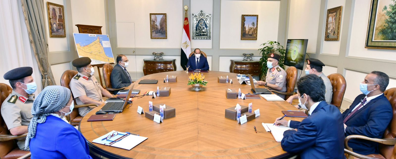 السيسي يوجه بإنشاء تصميمات هندسية لمجلسي النواب والشيوخ تعكس الإرث الحضاري لمصر