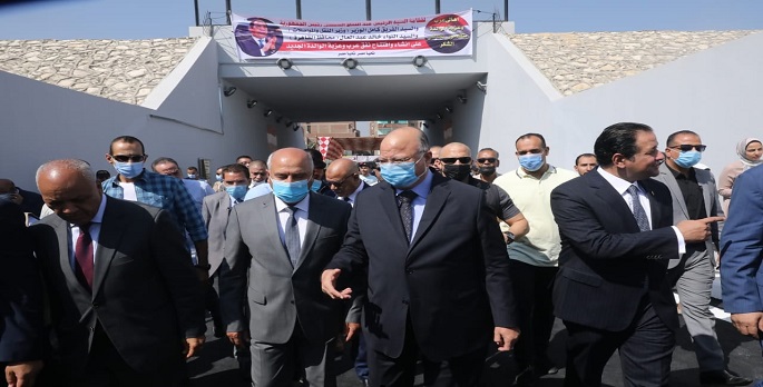 وزير النقل يشهد بدء تشغيل نفق السيارات بـ”عرب عزبة الوالدة” بحلوان