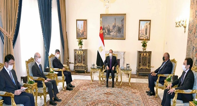 الرئيس السيسي يؤكد حرص مصر على تطوير التعاون مع اليابان نحو آفاق أرحب