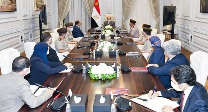 السيسي يتابع الموقف التنفيذي الهندسي الخاص بساحة الشعب والنصب التذكاري بالعاصمة الإدارية الجديدة
