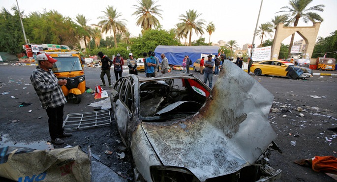 مقتل قائد بالحشد الشعبي وأحد مرافقيه في قصف بطائرة مسيرة في نينوي شمالي العراق