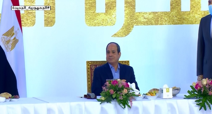 حفل إفطار الرئيس السيسي مع الأسرة المصرية