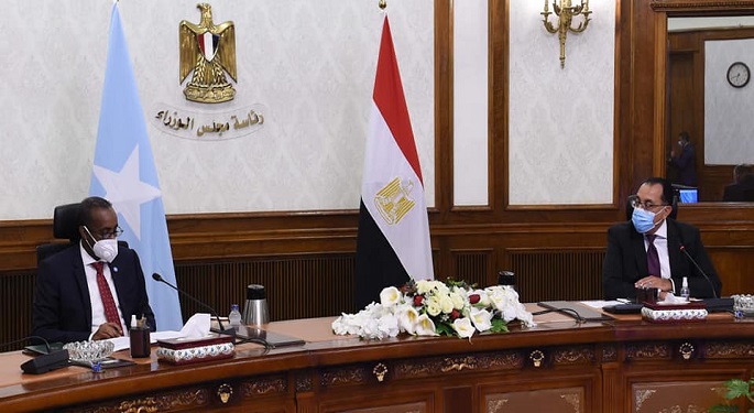 بالصور.. رئيس الوزراء ونظيره الصومالي يترأسان جلسة مباحثات موسعة لتعزيز علاقات التعاون