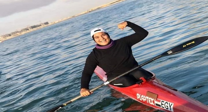 سما فاروق تحتل المركز السابع بمنافسات الكاياك في اولمبياد طوكيو