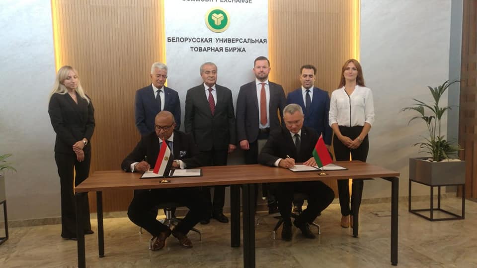 وزير التموين في بيلاروسيا لبحث التعاون في مجال البورصات السلعية