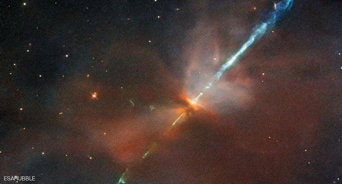 تلسكوب هابل يلتقط  صورة لظاهرة فلكية نادرة