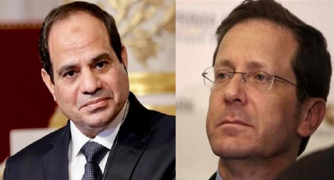 الرئيس السيسي يهنئ هاتفيا الرئيس الإسرائيلي بتوليه منصبه الجديد ورأس السنة العبرية