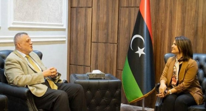 وزيرة الخارجية الليبية والمبعوث الأممي يبحثان مستجدات الأوضاع في ليبيا