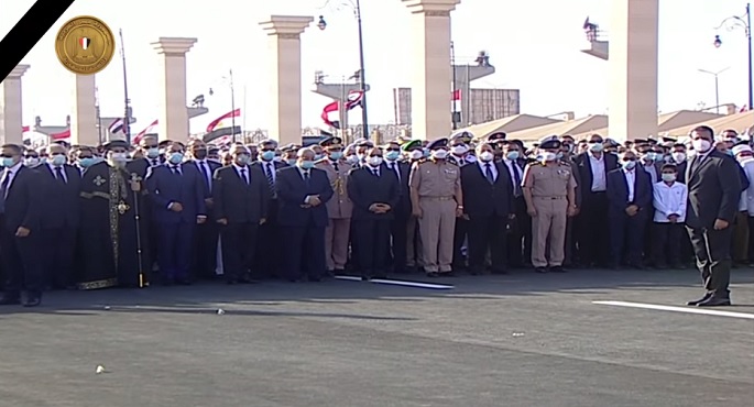الرئيس السيسي يتقدم الجنازة العسكرية للمشير محمد حسين طنطاوي