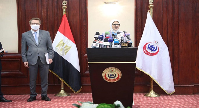 بالصور.. وزيرة الصحة توجه الشكر للحكومة والشعب الألماني لدعمها مصر بـ 2.3 مليون جرعة من لقاحات فيروس كورونا