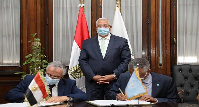 بالصور.. وزير الزراعة يشهد مراسم توقيع وثيقتي تعاون مع الفاو بشأن تعزيز القدرات في مواجهة التغيرات المناخية