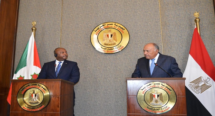 بالفيديو.. خلال مؤتمر صحفي مشترك.. شكري ونظيره البوروندي يؤكدان عمق علاقات التعاون بين البلدين