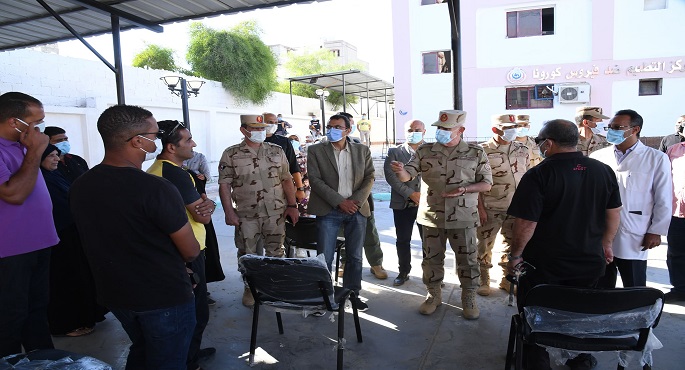 بالفيديو والصور.. رئيس أركان حرب القوات المسلحة يتفقد الحالة الأمنية بشمال سيناء