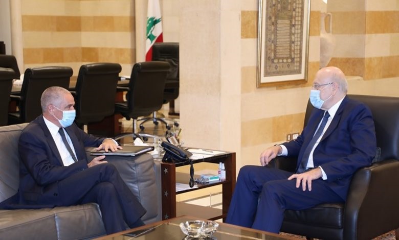 رئيس الوزراء اللبناني يبحث مع سفير الاتحاد الأوروبي أولويات الحكومة للتعامل مع الأزمات