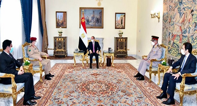 الرئيس السيسي يؤكد موقف مصر الثابت بدعم الجهود للتوصل إلى حل سياسي شامل للأزمة اليمنية