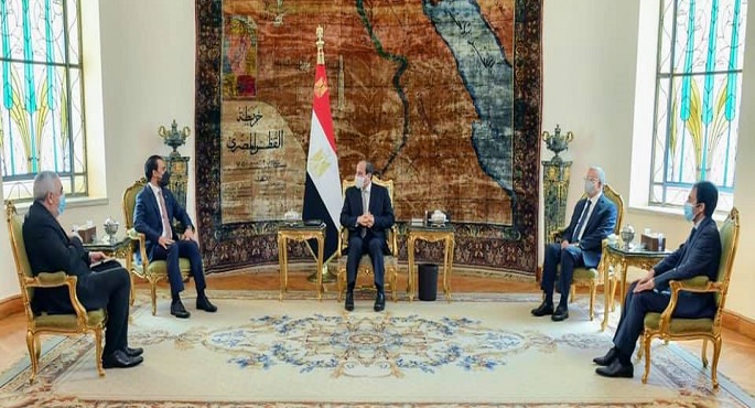 السيسي يؤكد رفض مصر كافة التدخلات الخارجية فى شئون العراق