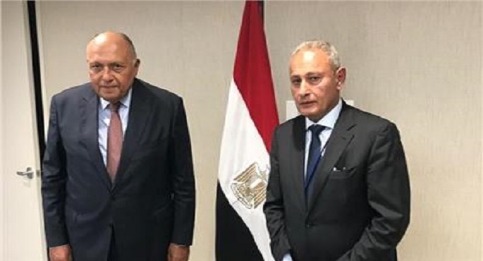 شكري يلتقي أمين عام الاتحاد من أجل المتوسط