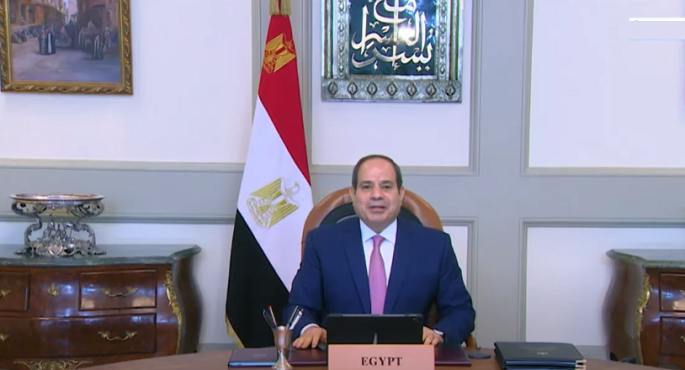 بالفيديو .. الرئيس السيسي أمام منتدى مصر للتعاون  الدولي : مصر قطعت عهدًا على نفسها للمُضي قدمًا نحو تحقيق التنمية جنبًا إلى جنب مع مواجهة التحديات
