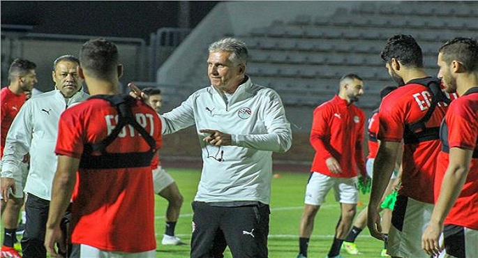 منتخب مصر يبدأ الاستعداد لمواجهة الجابون فى ختام تصفيات كأس العالم