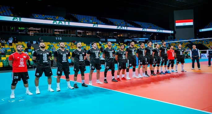 منتخب الطائرة يلتقى المغرب على برونزية بطولة أفريقيا