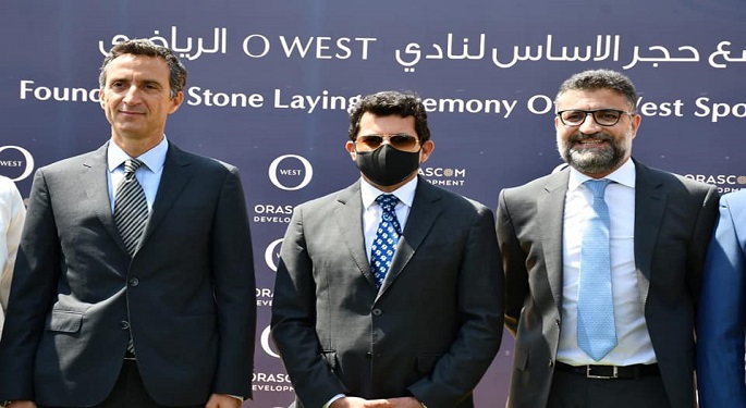 بالصور.. وزير الرياضة يضع حجر أساس إنشاء نادي O west Club بمدينة ٦ أكتوبر