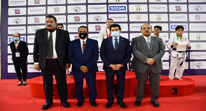 بالصور.. وزير الرياضة يفتتح البطولة العربية للجودو باستاد القاهرة