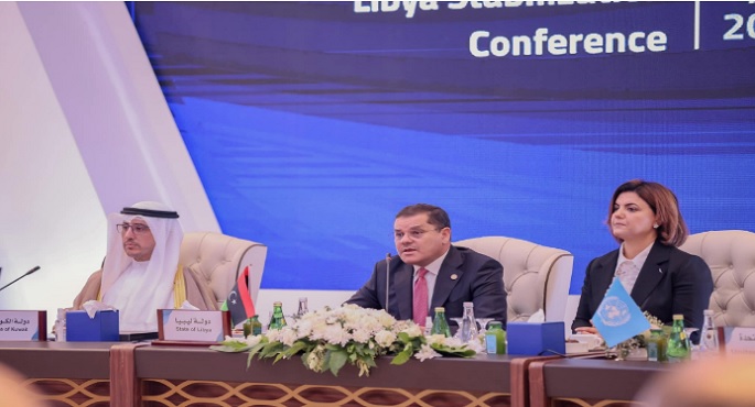 البيان الختامي لمؤتمر “دعم استقرار ليبيا” يشدد على سيادتها على كامل أراضيها ورفض التدخلات الخارجية