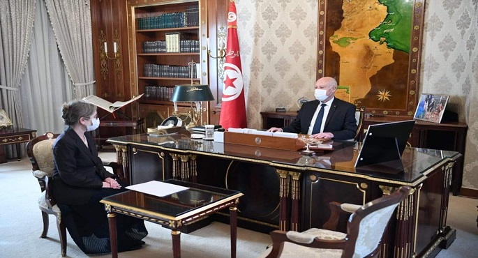 الرئيس التونسي يبحث مع نجلاء بودن الجهود المبذولة لتشكيل الحكومة الجديدة