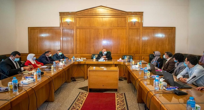 بالصور.. وزير الري يحضر المرحلة الأخيرة لاختيار أبحاث طلاب مدارس المتفوقين في العلوم والتكنولوجيا (STEM)