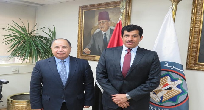 بالصور.. خلال لقائه السفير القطري.. وزير المالية: الحكومة نجحت فى تهيئة بيئة محفزة للاستثمار المحلي والأجنبي