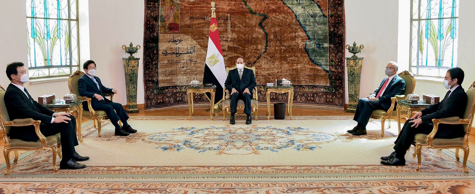 الرئيس السيسي يبحث تعزيز أطر التعاون مع كوريا الجنوبية في عدة قطاعات
