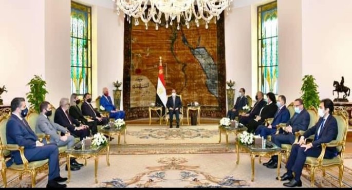 الرئيس السيسي يستقبل رئيس وزراء جمهورية ألبانيا بقصر الاتحادية