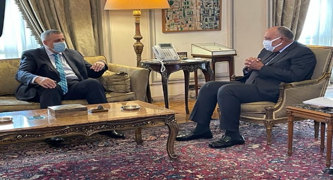بالصور.. خلال لقاءه المبعوث الأممى إلى ليبيا .. شكرى يشدد مجدداً على ضرورة خروج كافة القوات الأجنبية