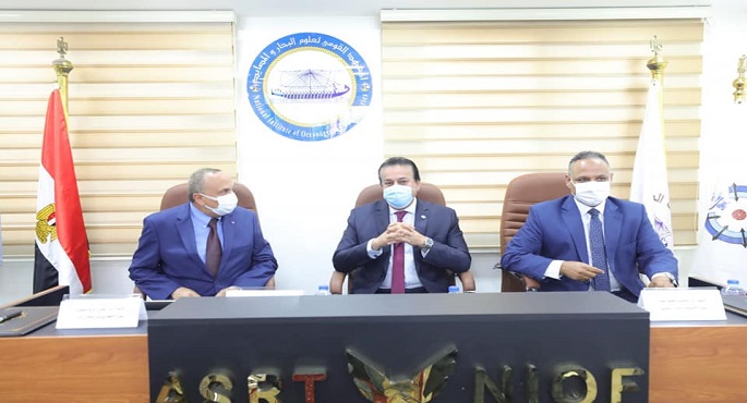 وزير التعليم العالي يفتتح مكتب التايكو ونادي ريادة الأعمال بالمعهد القومي لعلوم البحار