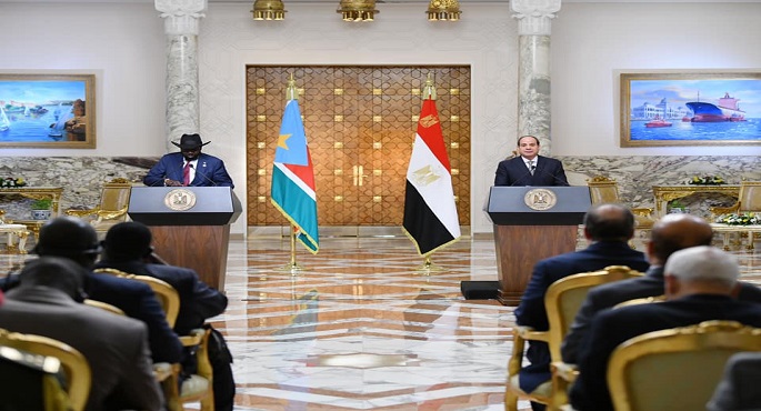بالفيديو .. خلال مؤتمر صحفي مع رئيس جنوب السودان.. السيسي يجدد التأكيد على ضرورة التوصل لاتفاق قانوني ملزم ينظم عملية ملء وتشغيل سد النهضة