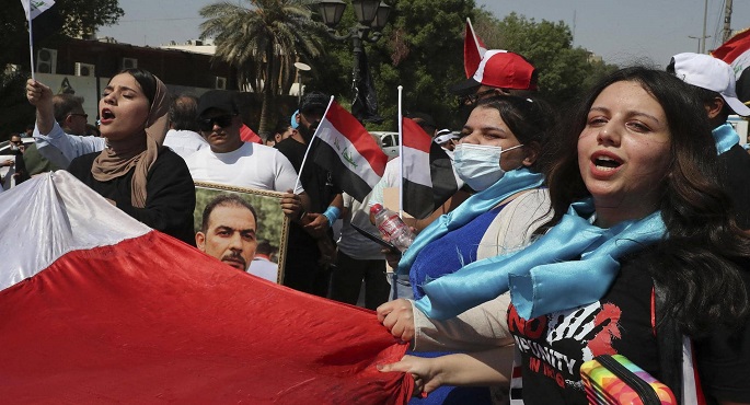 تظاهرات في العراق في الذكرى الثانية لانطلاق احتجاجات أكتوبر