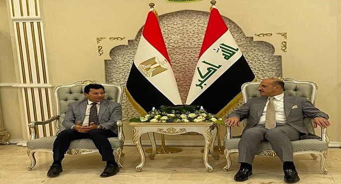 بالصور.. وزير الشباب في العراق للمشاركة في احتفالية إعلان “بغداد عاصمة الشباب العربي”