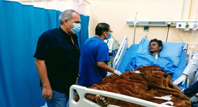 بالصور.. الصحة: إصابة ١٤ مواطناً باختناقات في حريق محدود بإحدى قاعات مهرجان الجونة بالبحر الأحمر