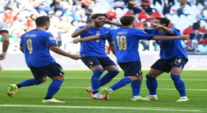 إيطاليا ثالث دوري الأمم الأوروبية على حساب بلجيكا