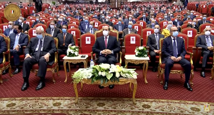 بالفيديو .. الرئيس السيسي يشهد احتفالية يوم القضاء المصري بحضور مدبولي وكبار رجال الدولة والقضاء