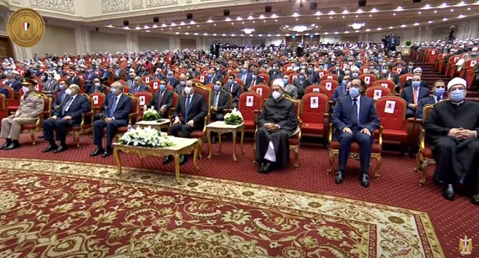 الرئيس السيسي يشهد احتفال وزارة الأوقاف بالمولد النبوي الشريف